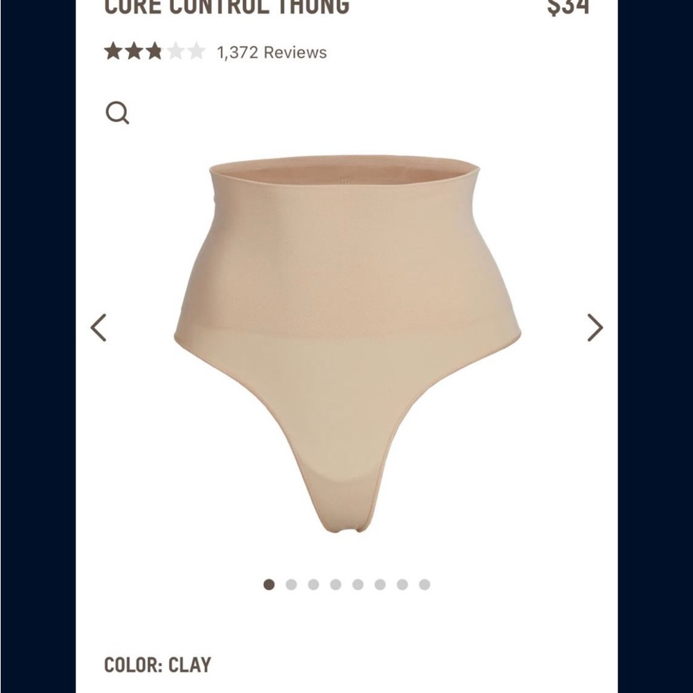 Skims core control thong
